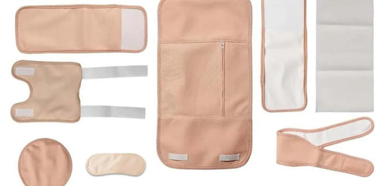 Reusable Castor Oil Packs with Adjustable Elastic Strap for Body