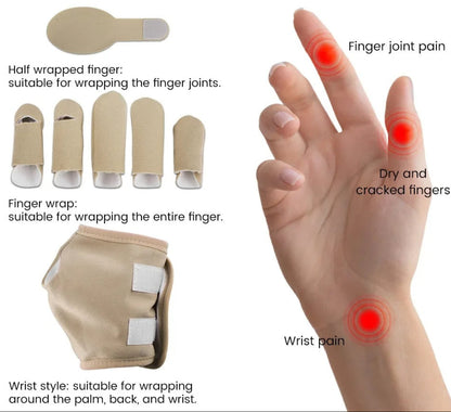 Reusable Castor Oil Pads for Hands & Fingers
