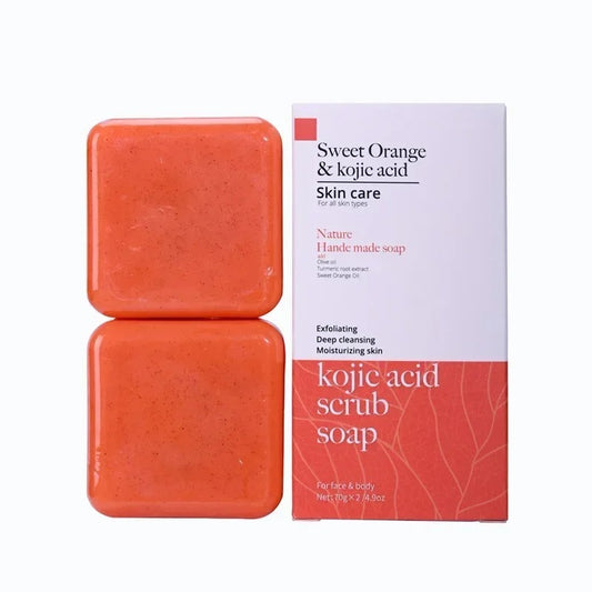 Kojic Acid & Sweet Orange Scrub Soap 1pc
